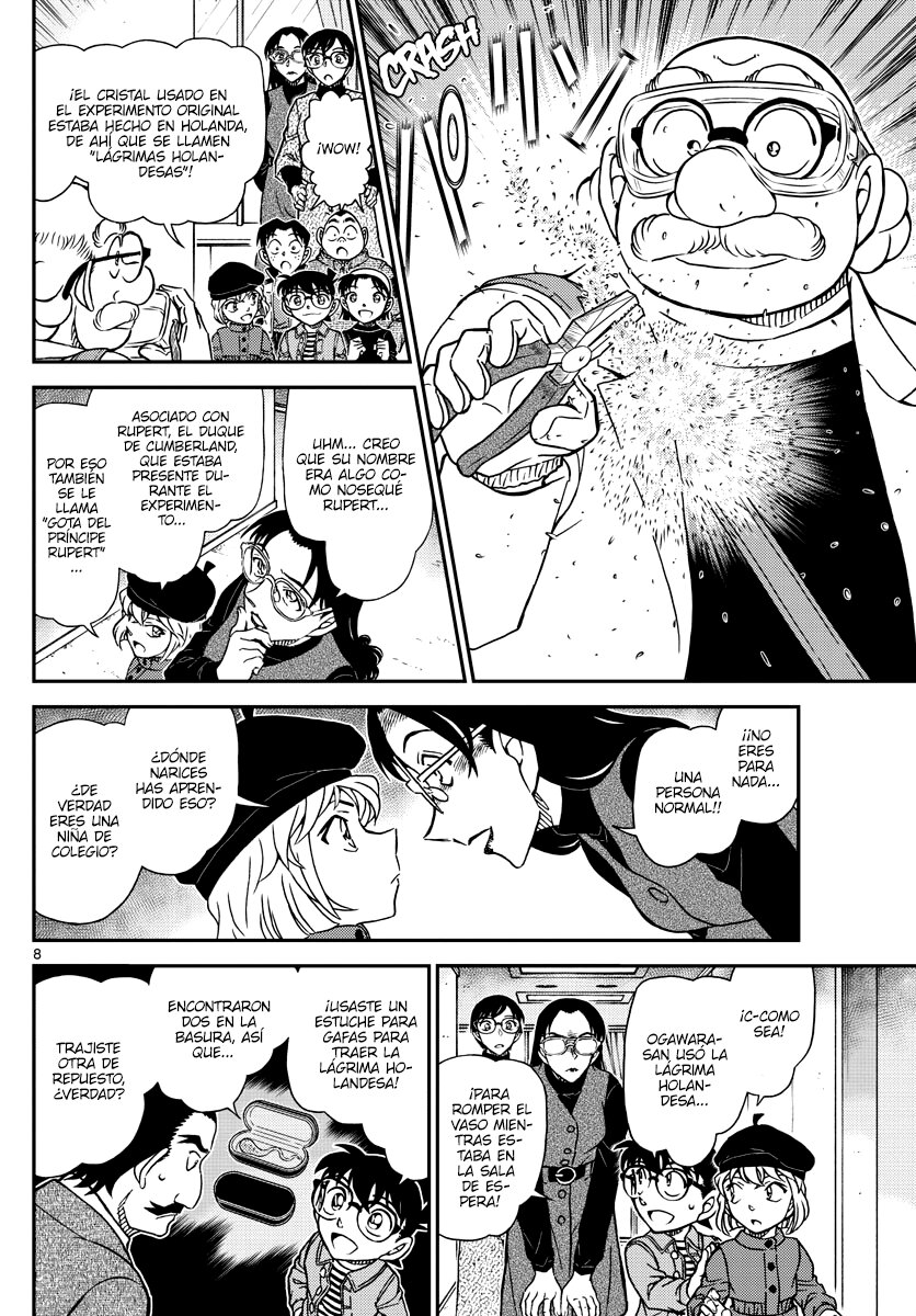 Detective Conan Capitulo 1105: Lágrimas de derrota página 8