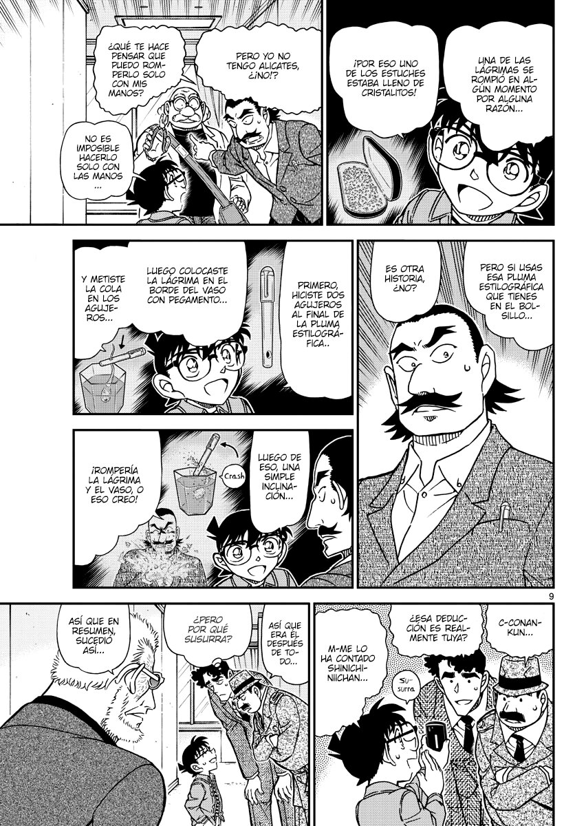 Detective Conan Capitulo 1105: Lágrimas de derrota página 9