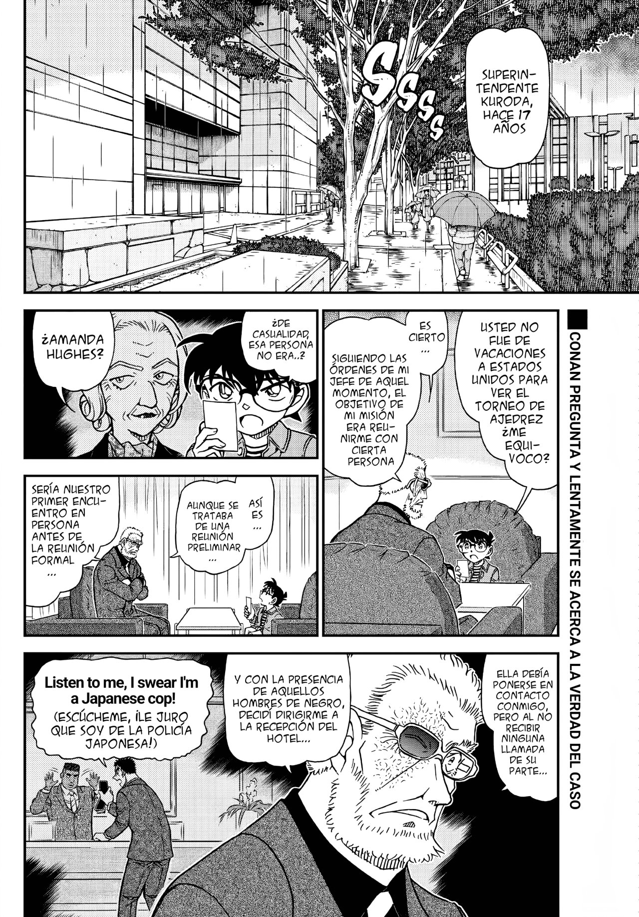 Detective Conan Capitulo 1107: El alfil de atalaya página 3