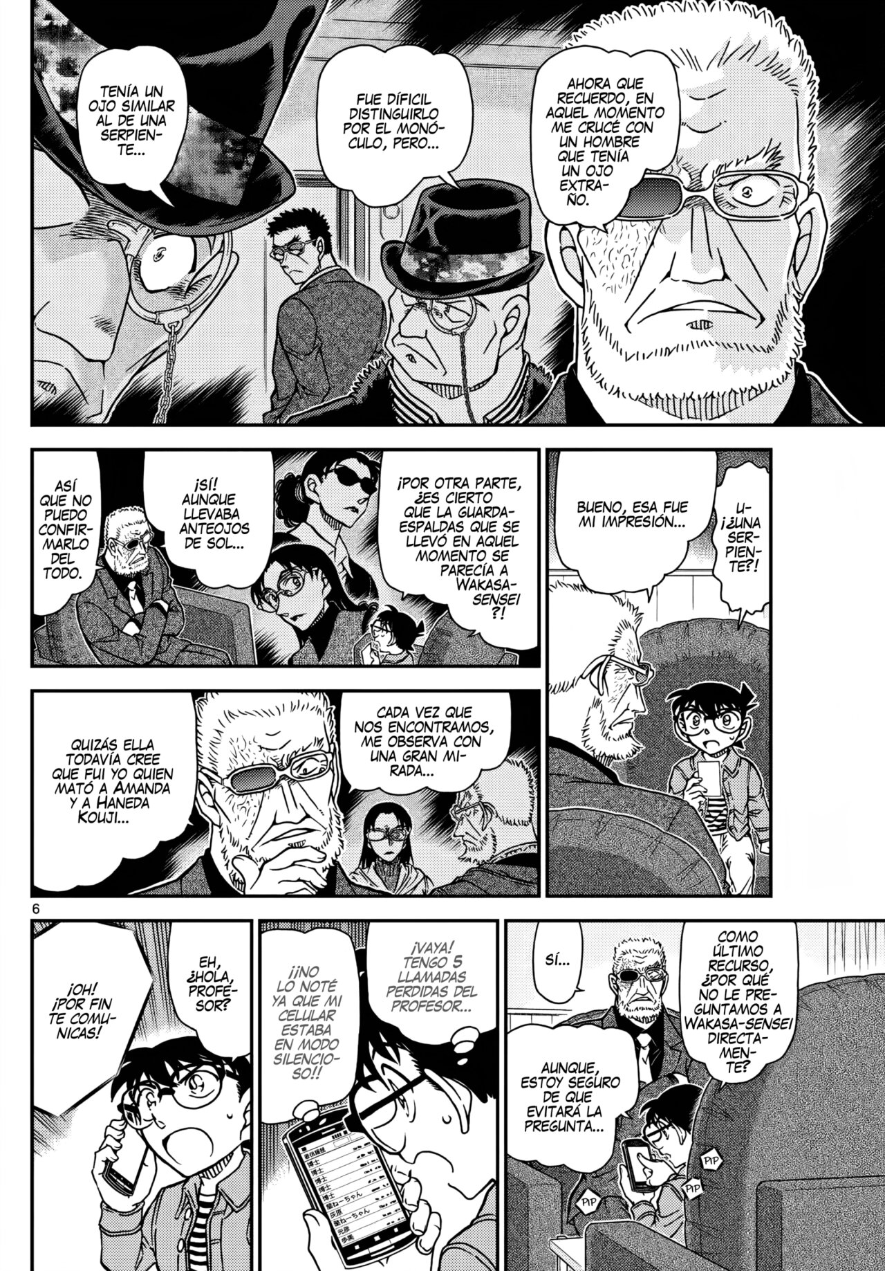 Detective Conan Capitulo 1109: Gambito de dama página 6