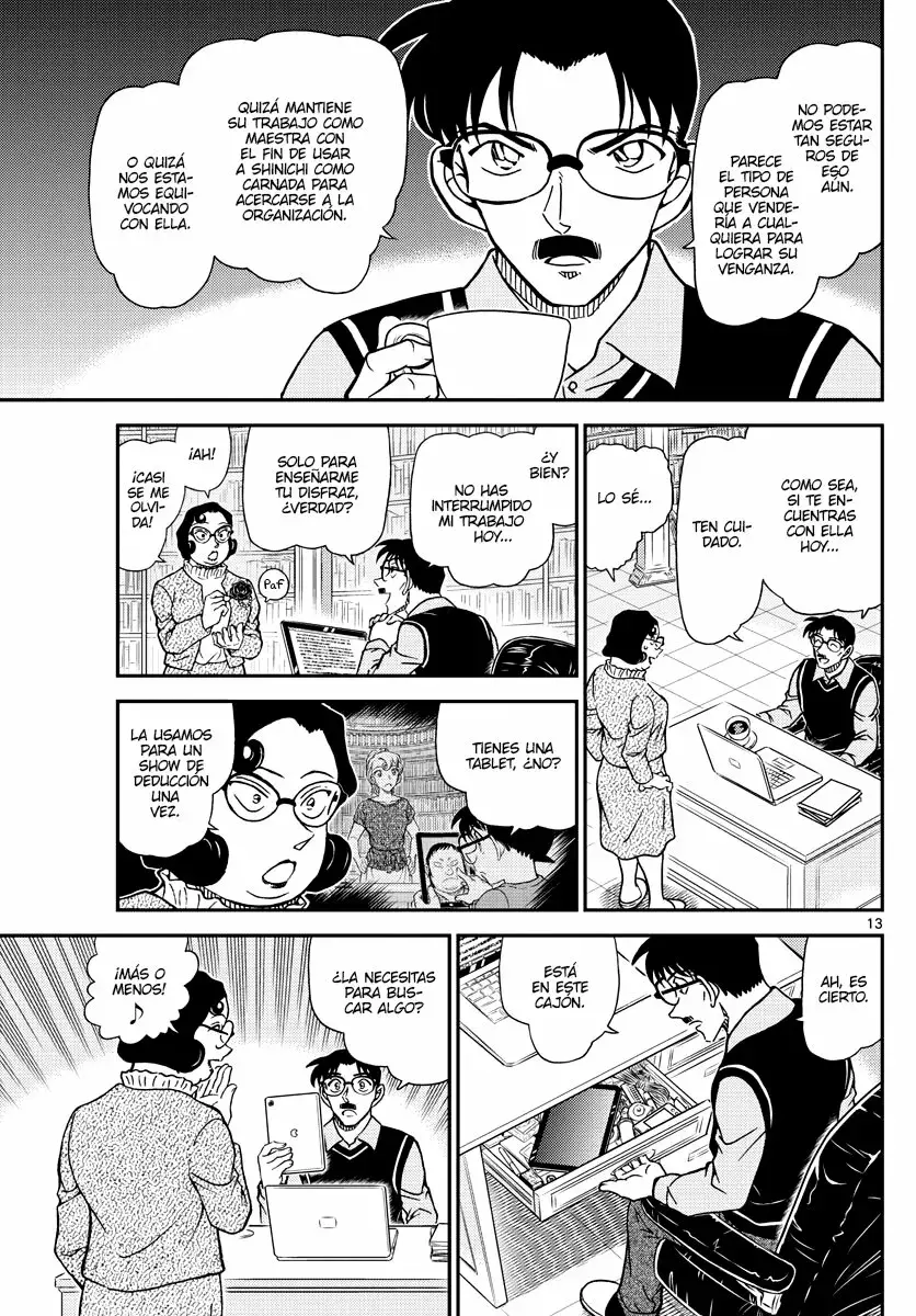 Detective Conan Capitulo 1111: El misterio del parterre página 13