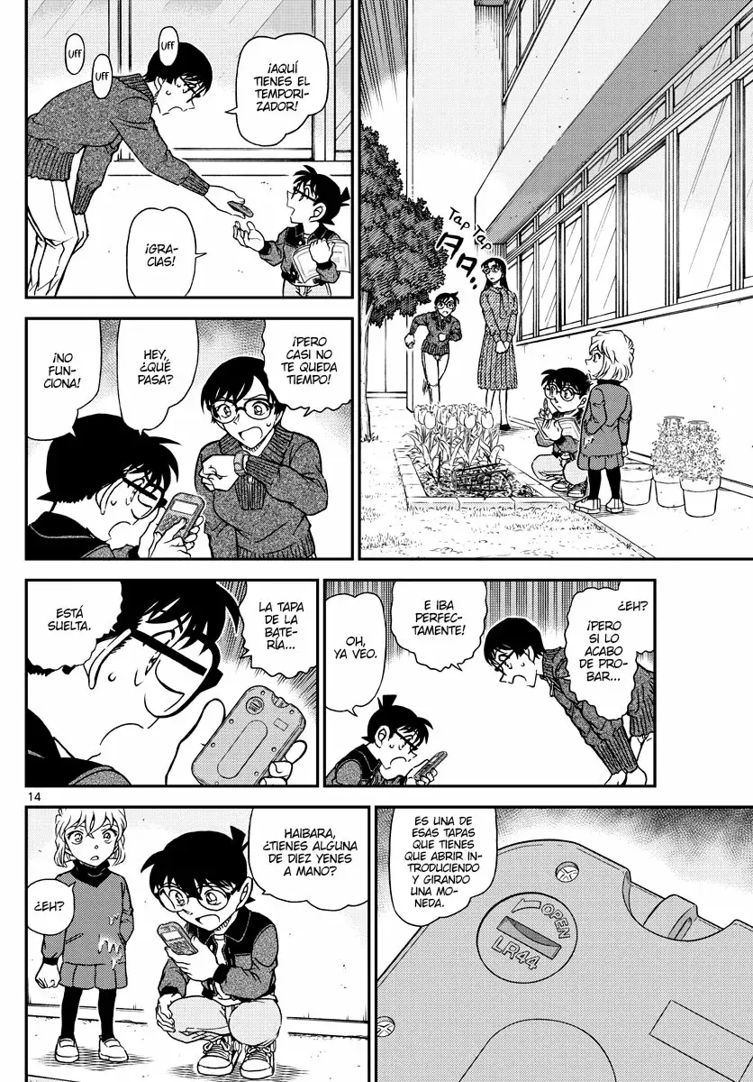 Detective Conan Capitulo 1111: El misterio del parterre página 14