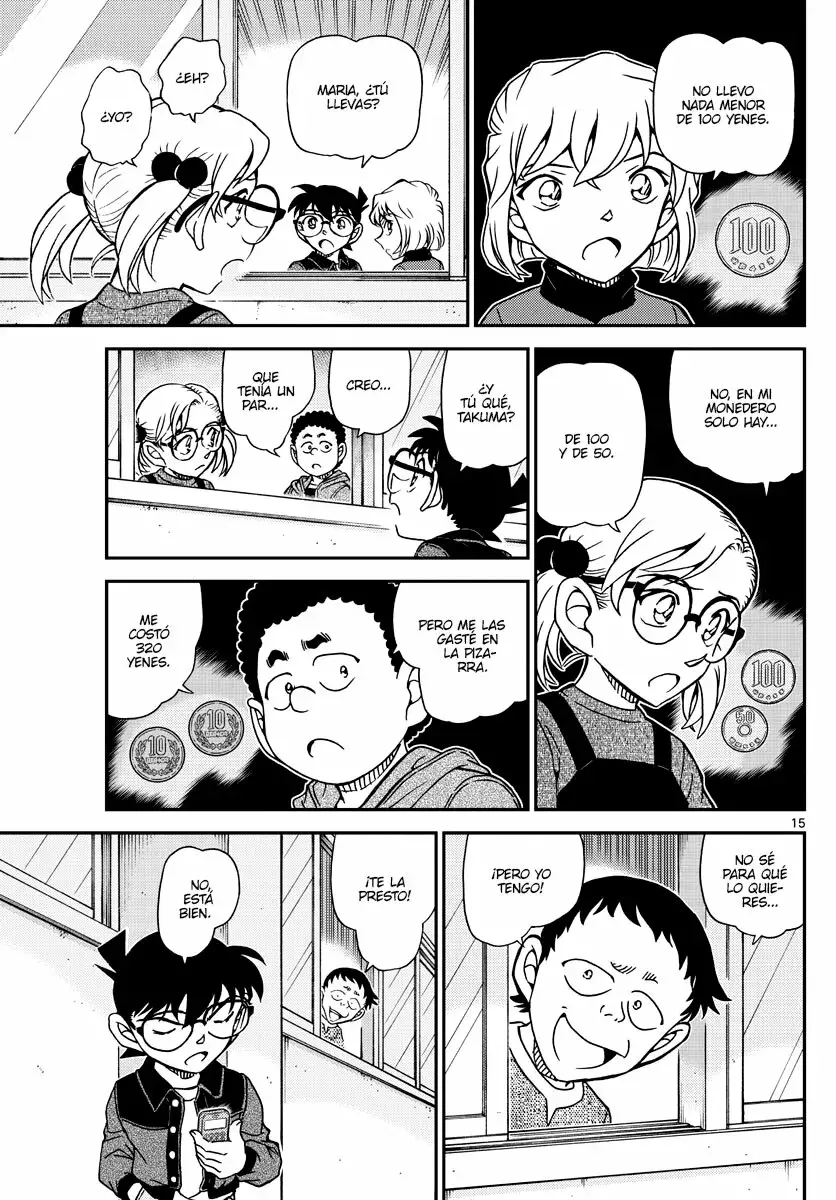 Detective Conan Capitulo 1111: El misterio del parterre página 15