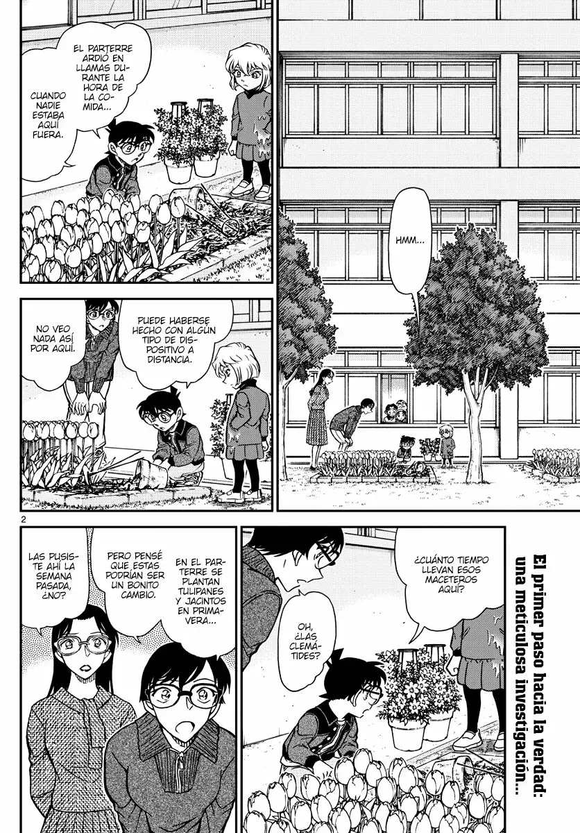Detective Conan Capitulo 1111: El misterio del parterre página 2