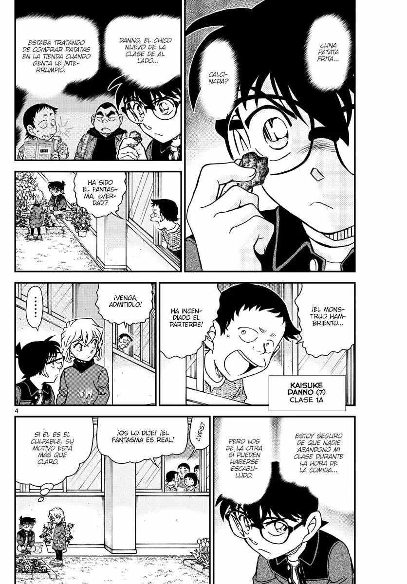 Detective Conan Capitulo 1111: El misterio del parterre página 4