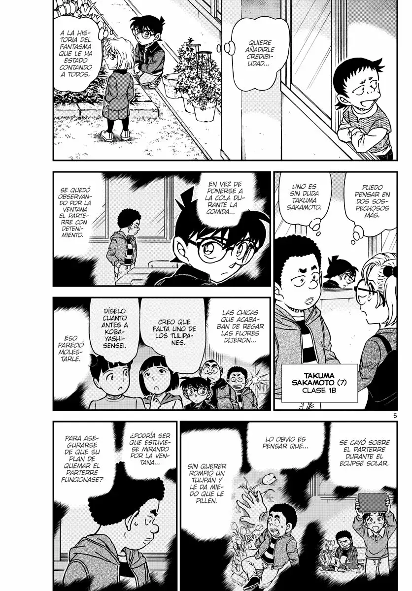 Detective Conan Capitulo 1111: El misterio del parterre página 5