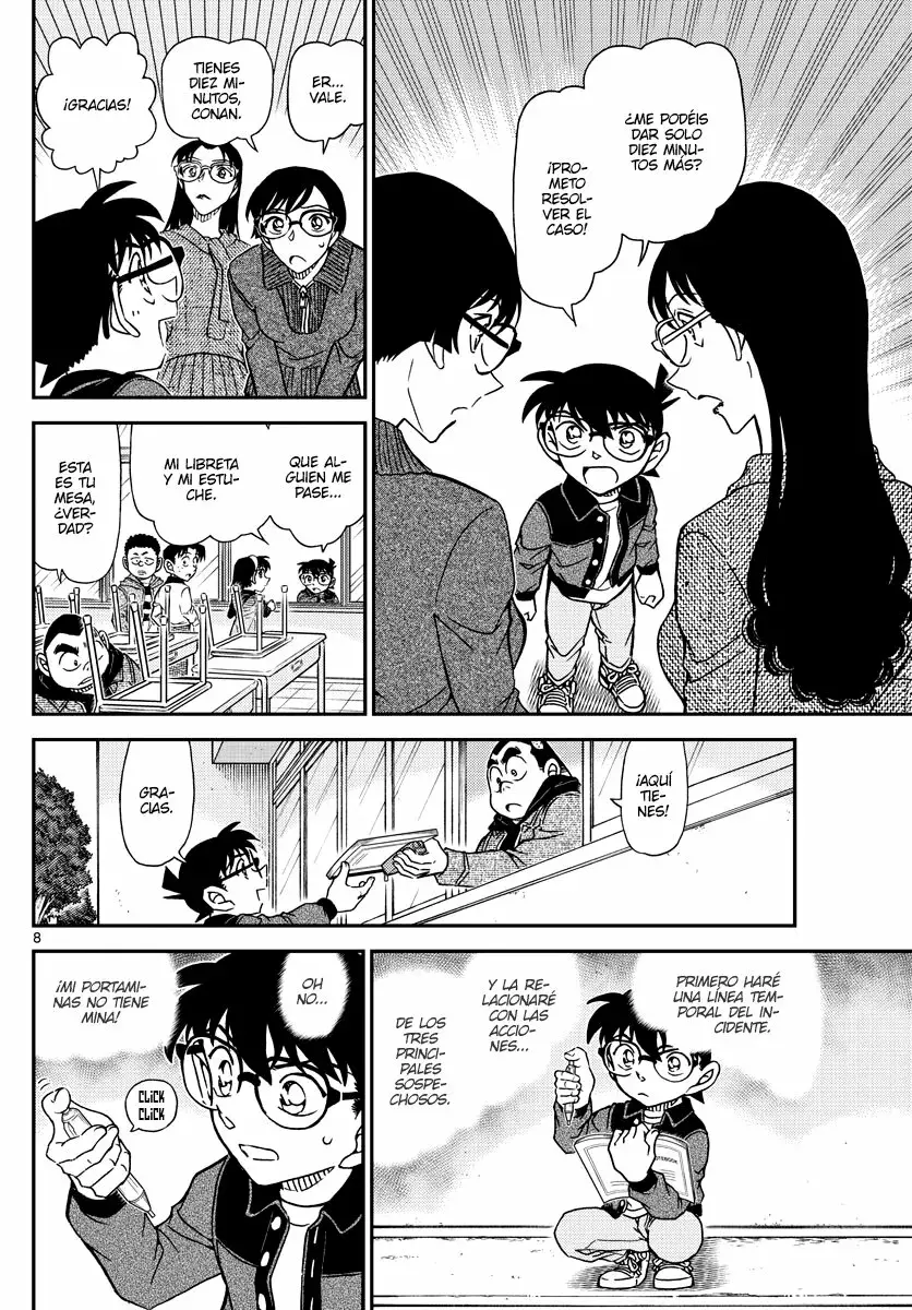 Detective Conan Capitulo 1111: El misterio del parterre página 8