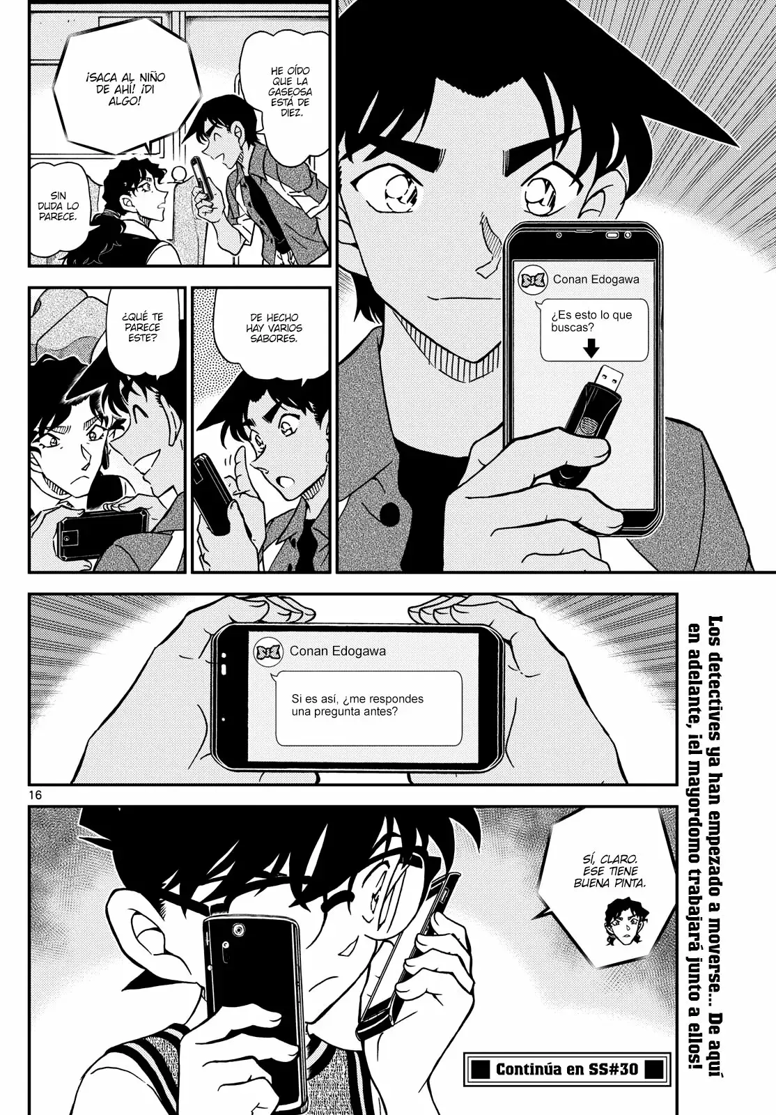 Detective Conan Capitulo 1114: El mayordomo y la señorita página 16