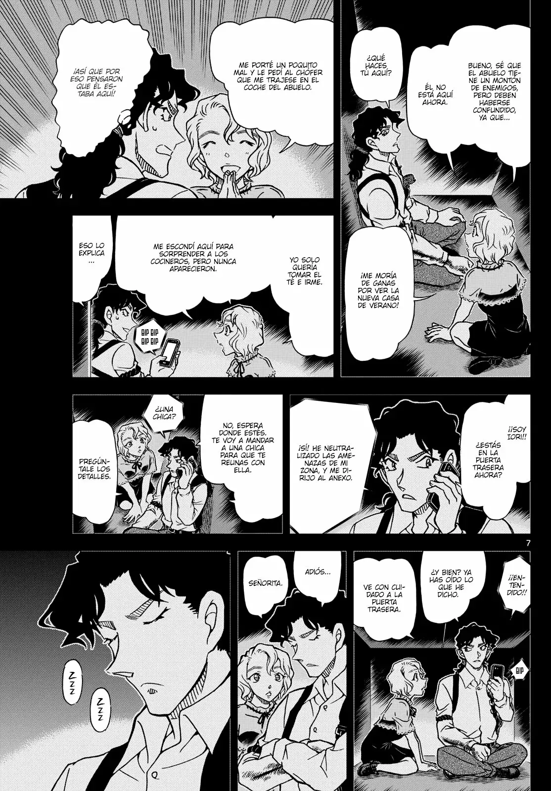 Detective Conan Capitulo 1114: El mayordomo y la señorita página 7