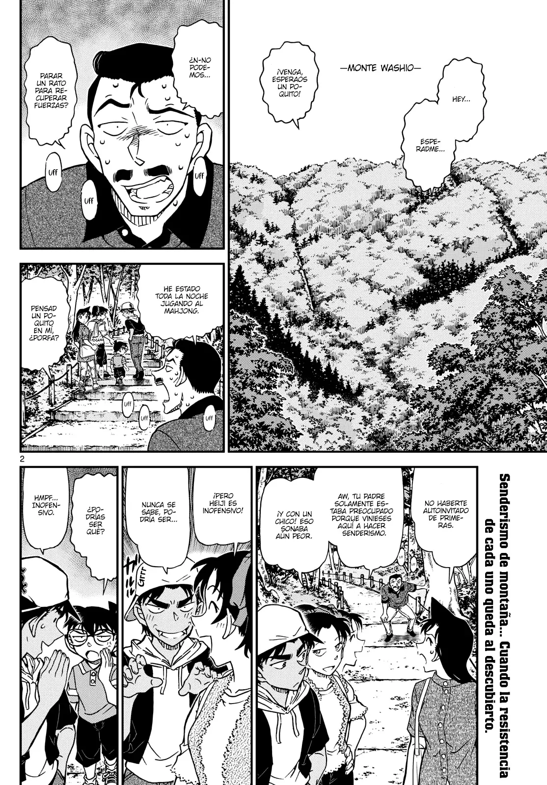 Detective Conan Capitulo 1116: Un refugio para la lluvia en las montañas página 2