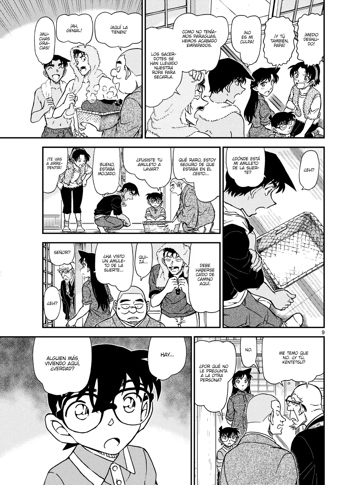 Detective Conan Capitulo 1116: Un refugio para la lluvia en las montañas página 9