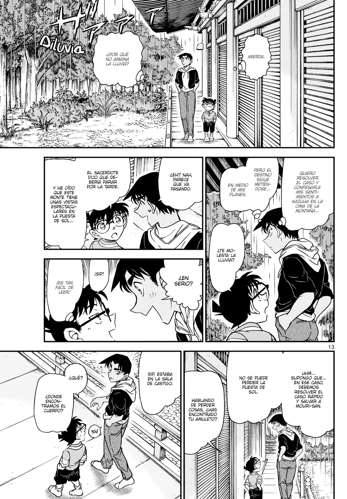 Detective Conan Capitulo 1117: El misterio de la sala de castigo página 13