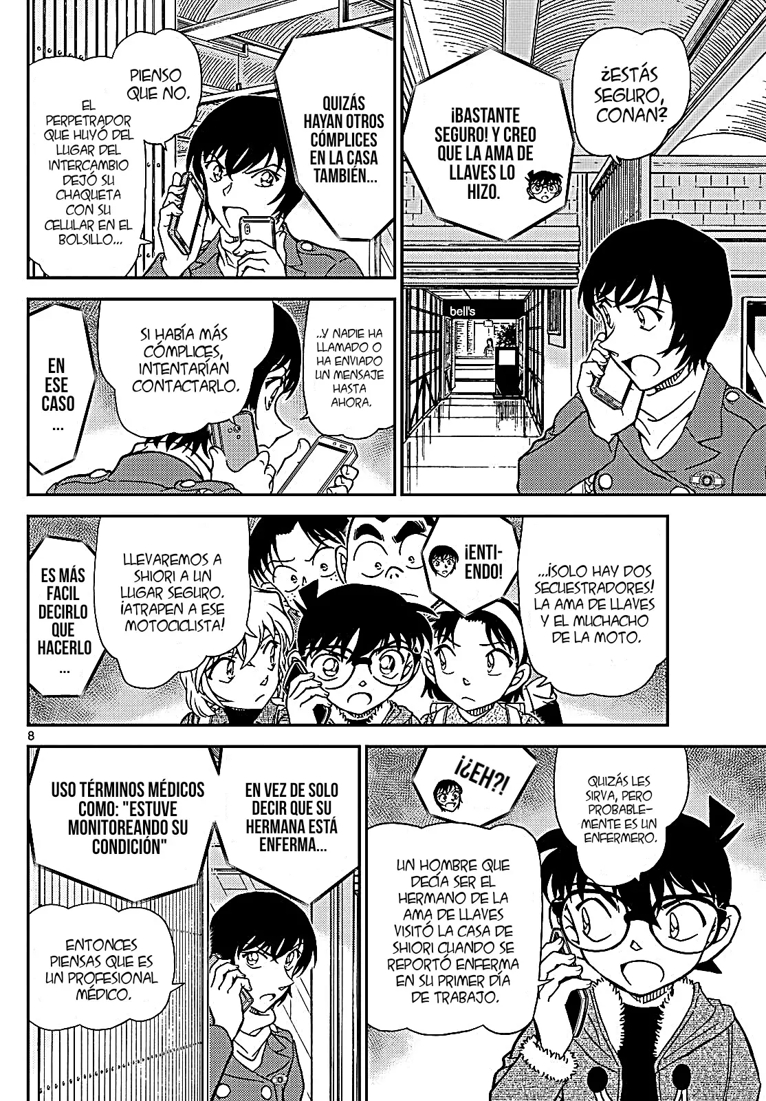 Detective Conan Capitulo 1125: Estrategia en dos frentes página 10