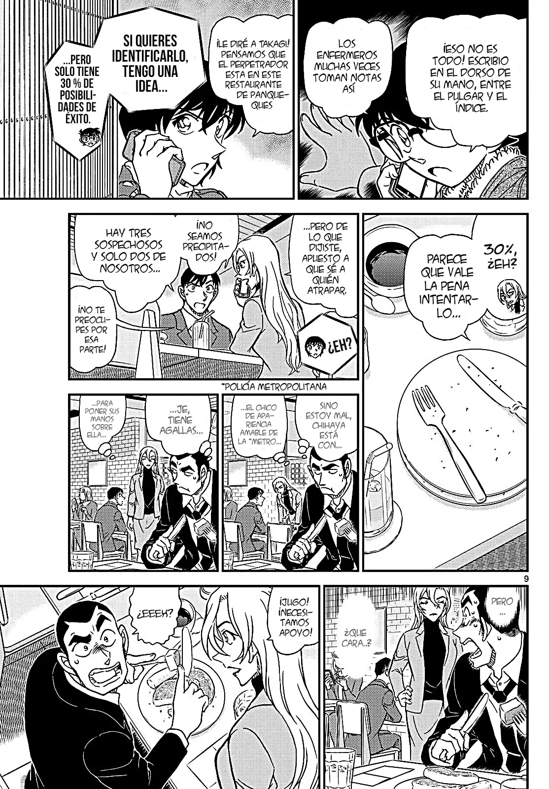 Detective Conan Capitulo 1125: Estrategia en dos frentes página 11