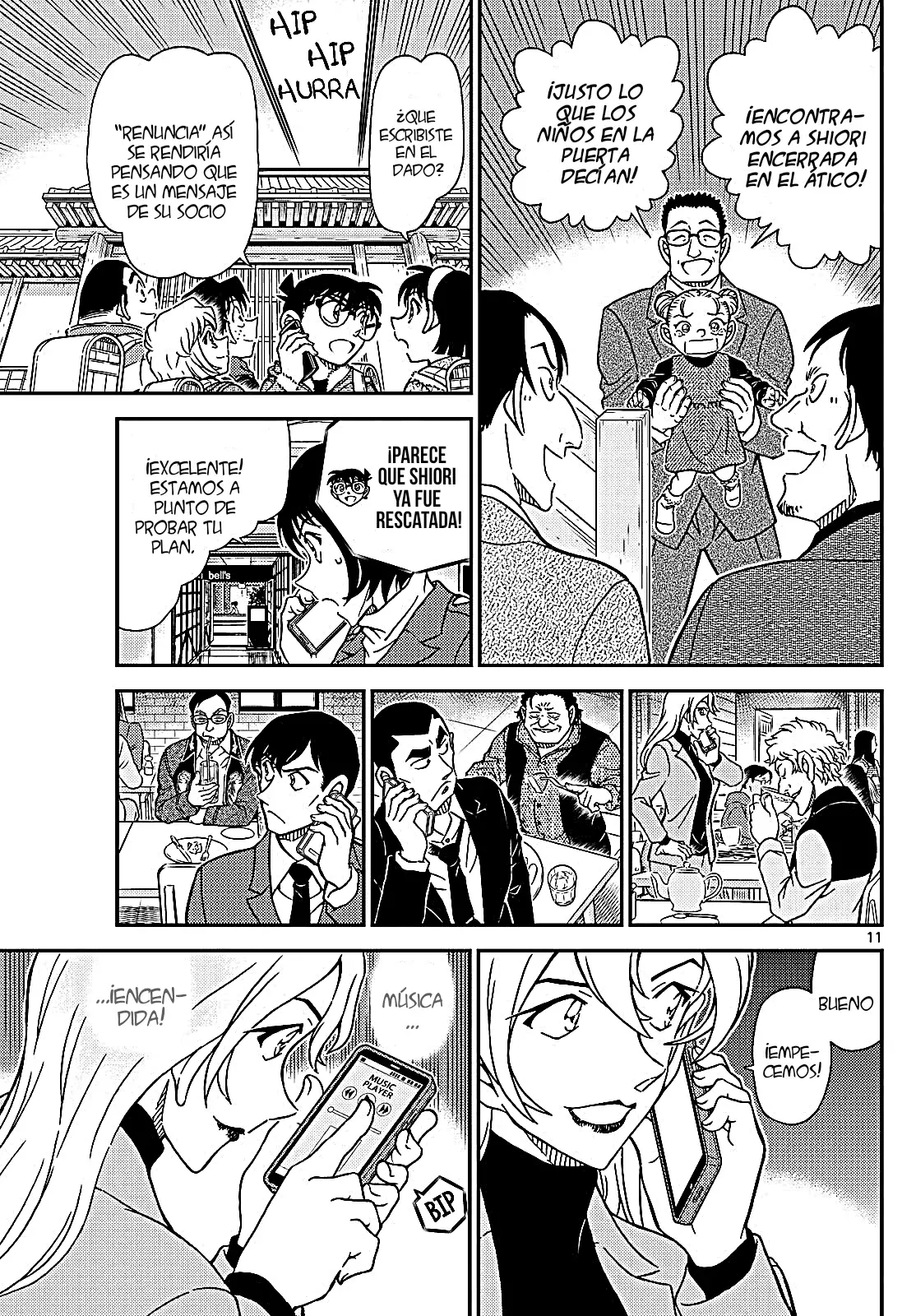 Detective Conan Capitulo 1125: Estrategia en dos frentes página 13