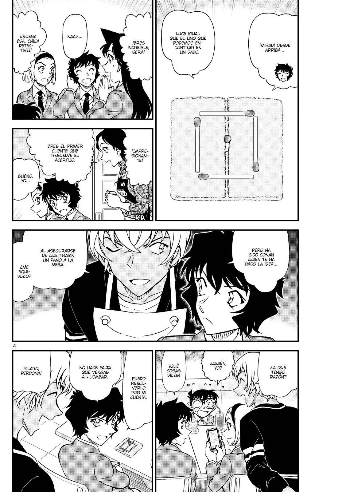 Detective Conan Capitulo 1126: Un cliente sospechoso página 4