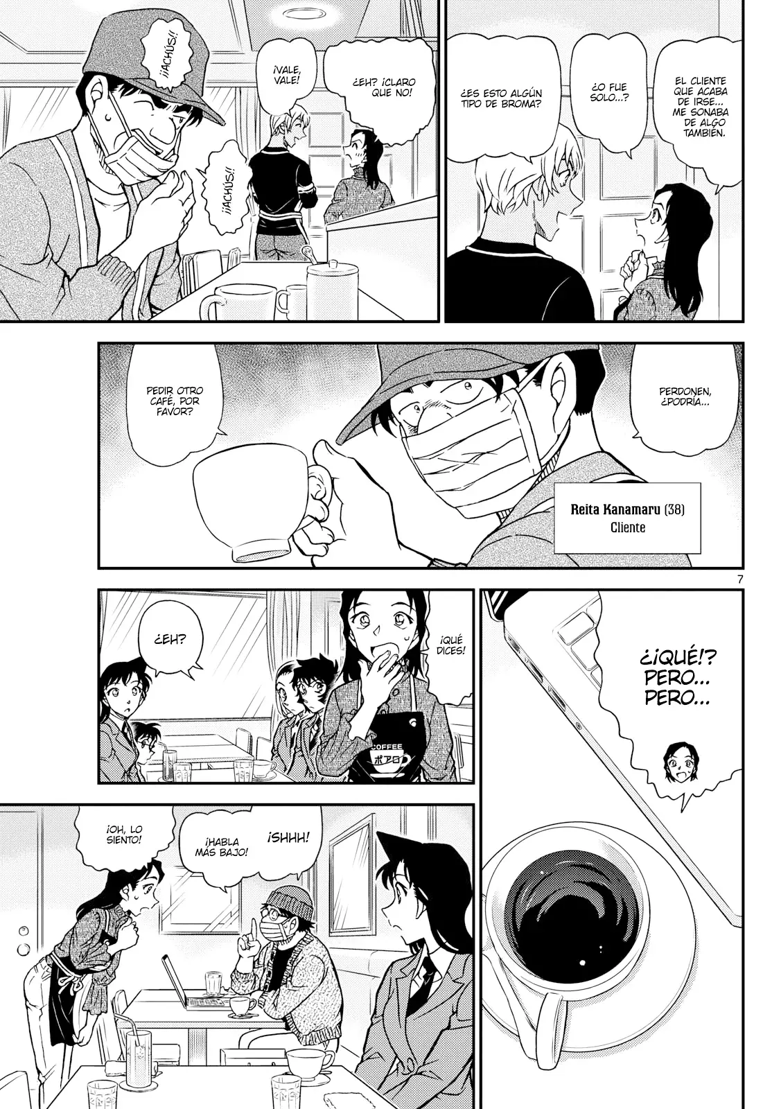 Detective Conan Capitulo 1126: Un cliente sospechoso página 7