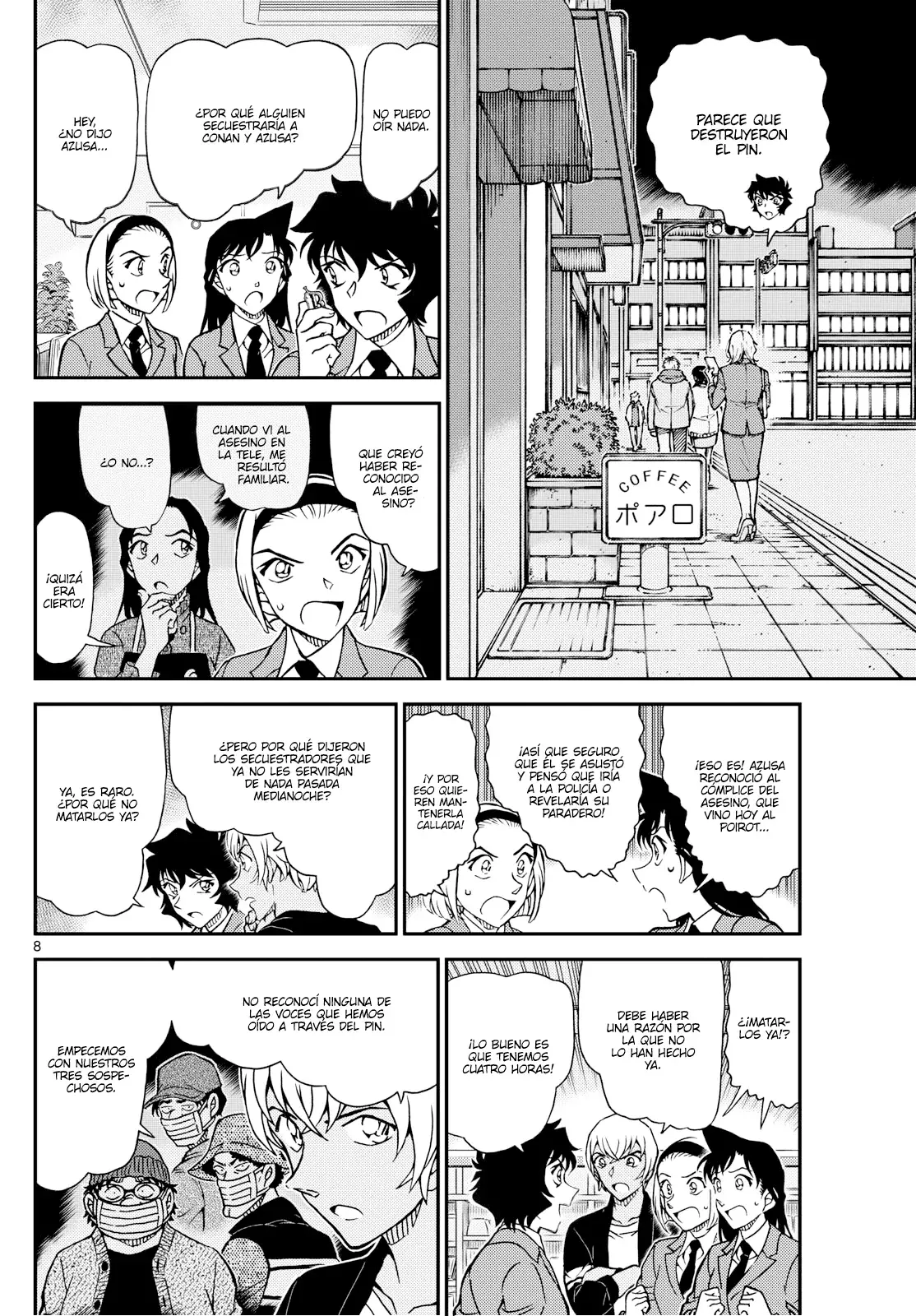 Detective Conan Capitulo 1127: La fecha límite es medianoche página 8
