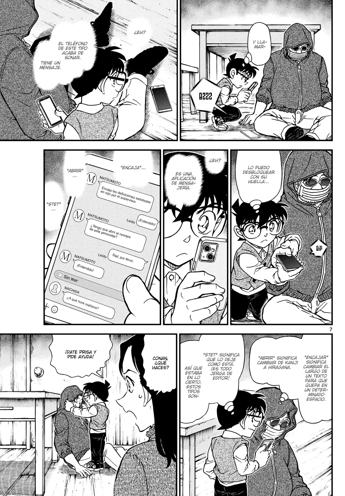 Detective Conan Capitulo 1128: El detonante del contraataque página 7