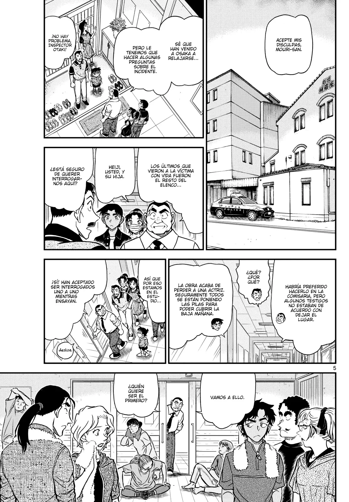 Detective Conan Capitulo 1130: El primer acto amarillo brillante página 5