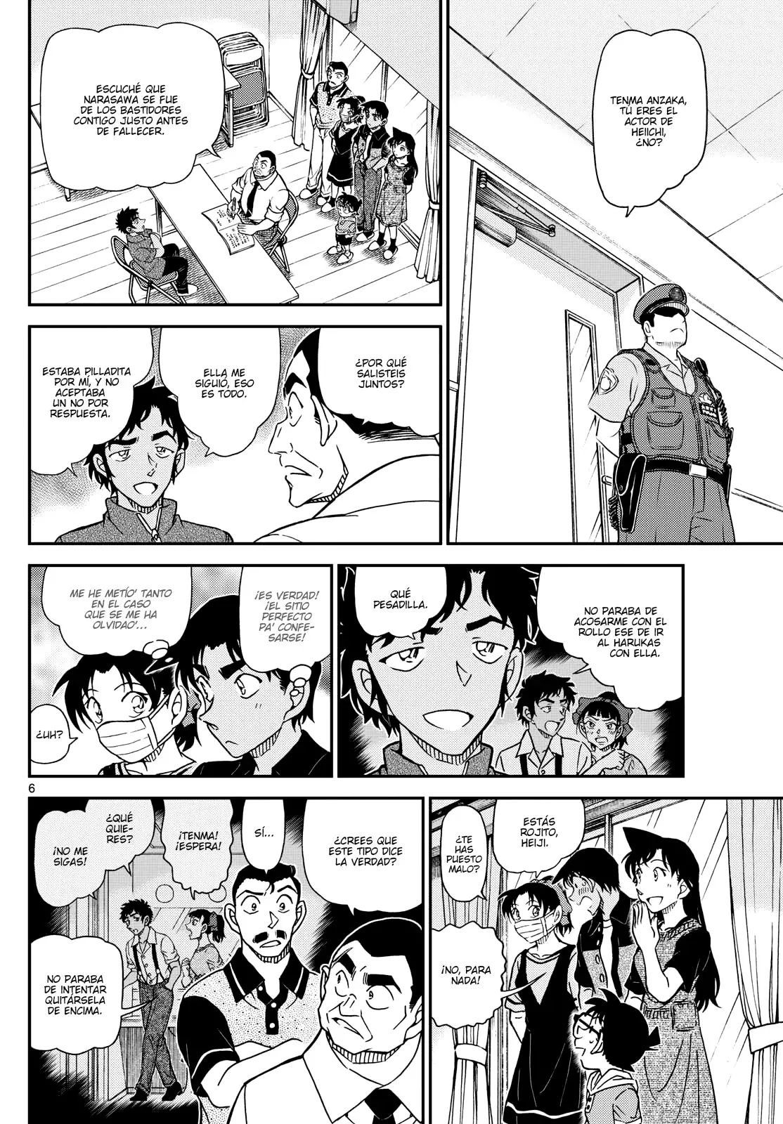Detective Conan Capitulo 1130: El primer acto amarillo brillante página 6