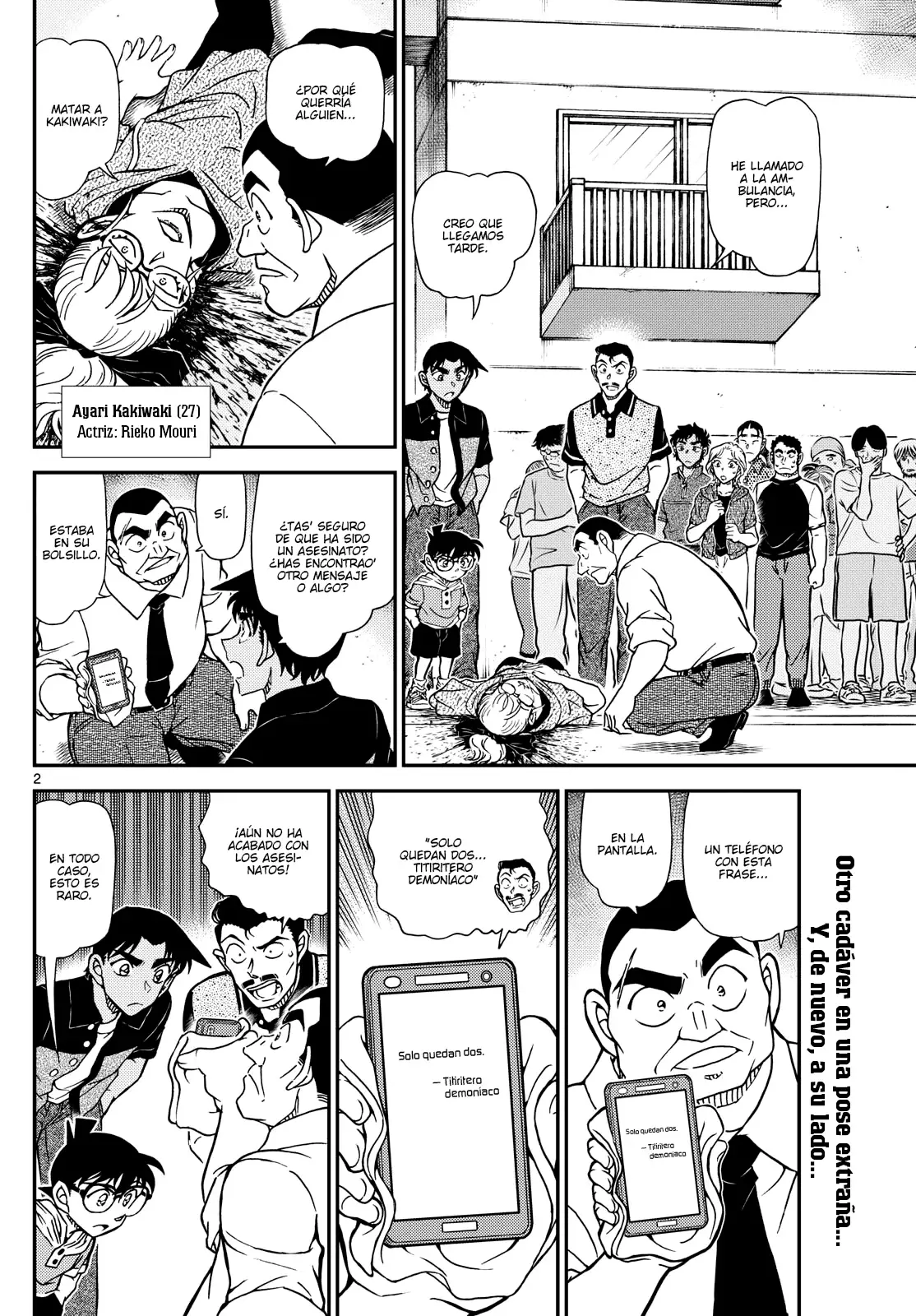 Detective Conan Capitulo 1131: El desarrollo gris azulado página 2