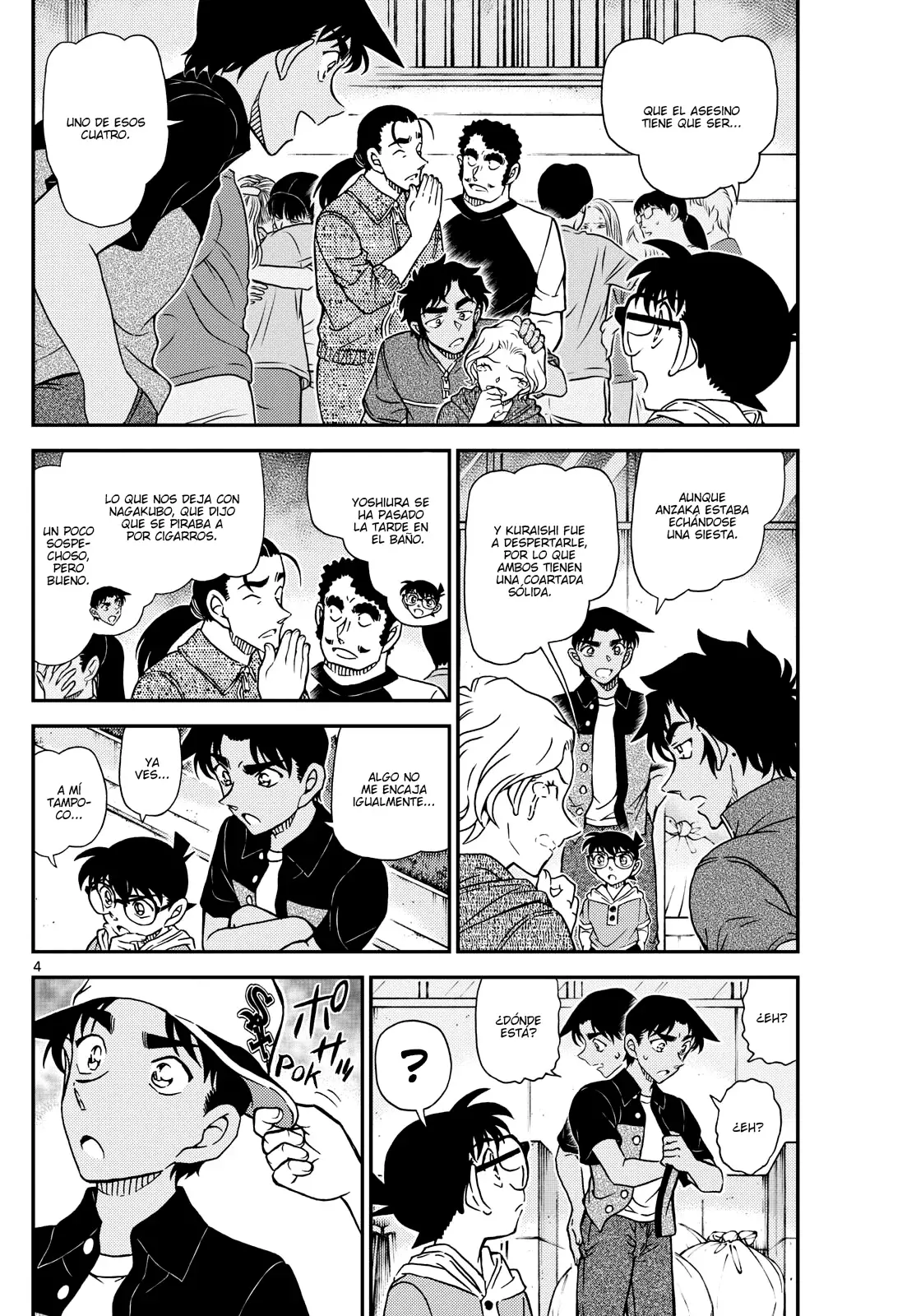 Detective Conan Capitulo 1131: El desarrollo gris azulado página 4