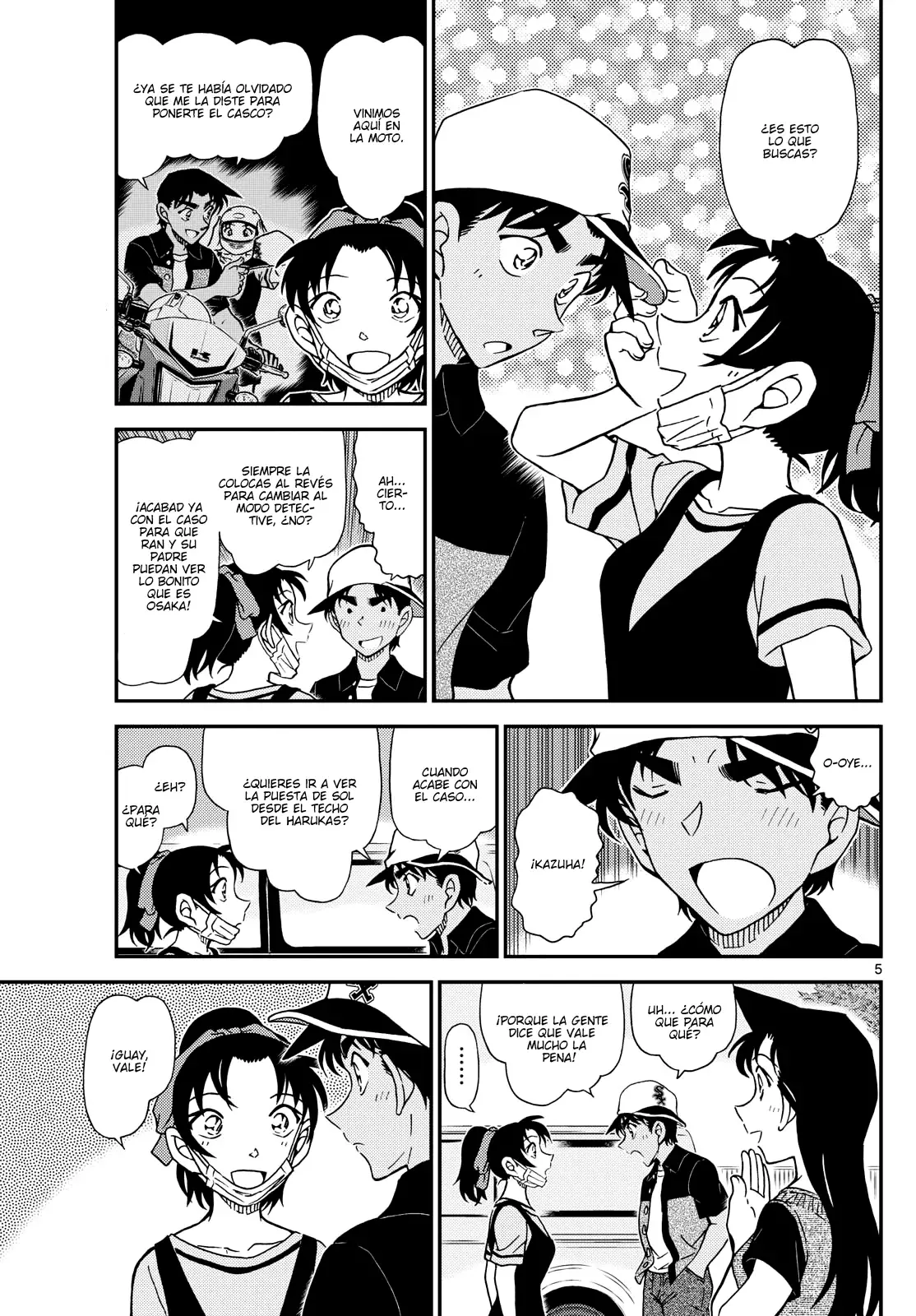 Detective Conan Capitulo 1131: El desarrollo gris azulado página 5