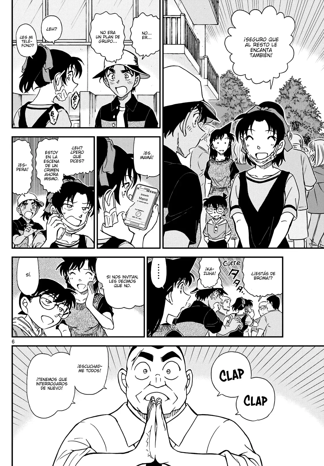 Detective Conan Capitulo 1131: El desarrollo gris azulado página 6