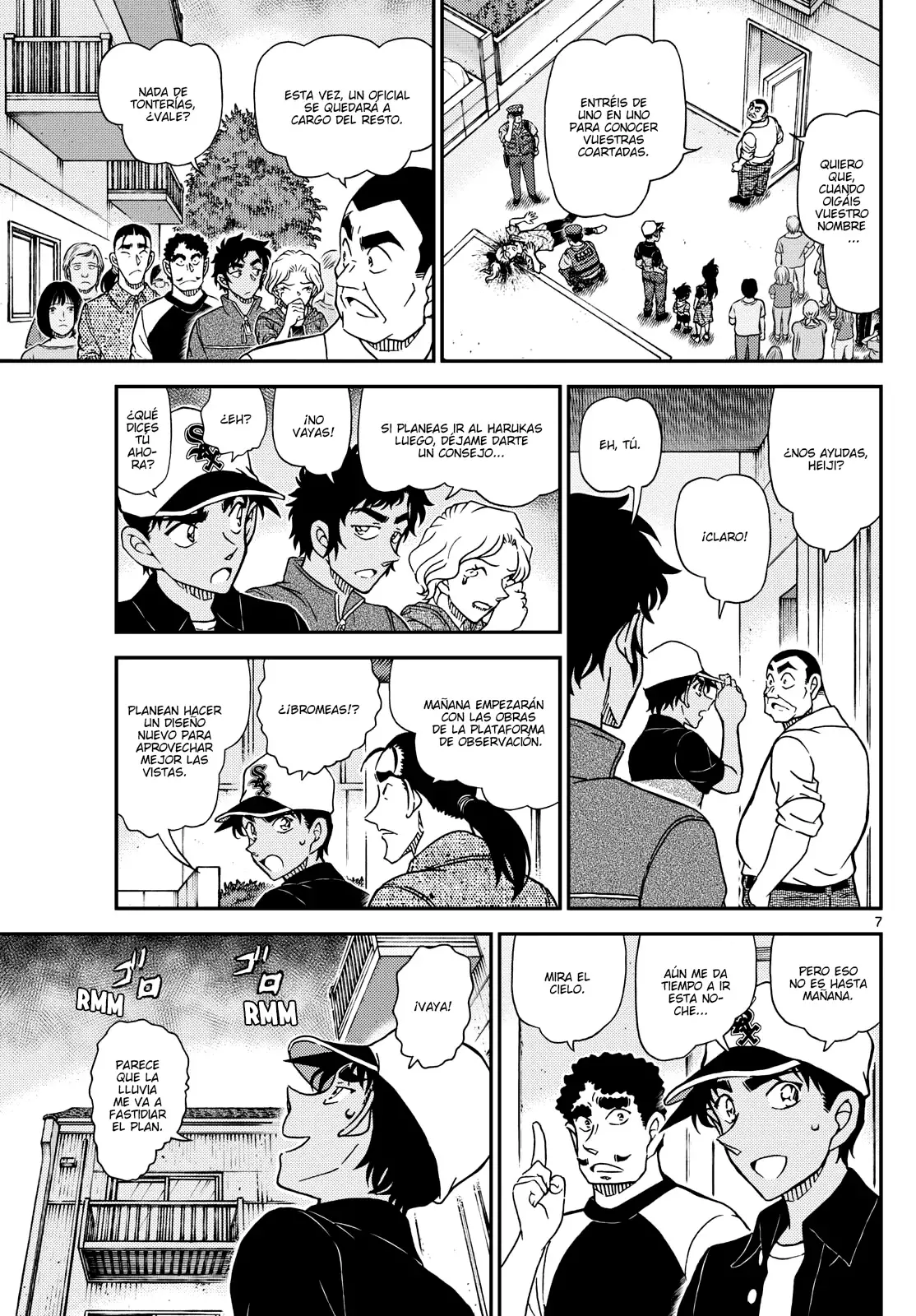 Detective Conan Capitulo 1131: El desarrollo gris azulado página 7