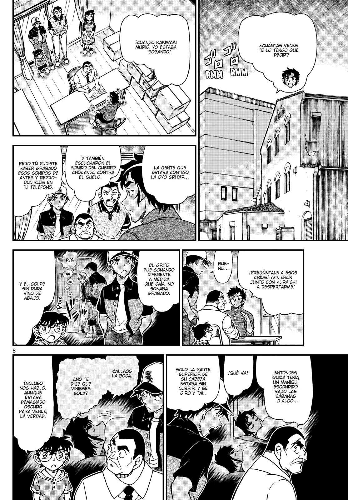 Detective Conan Capitulo 1131: El desarrollo gris azulado página 8
