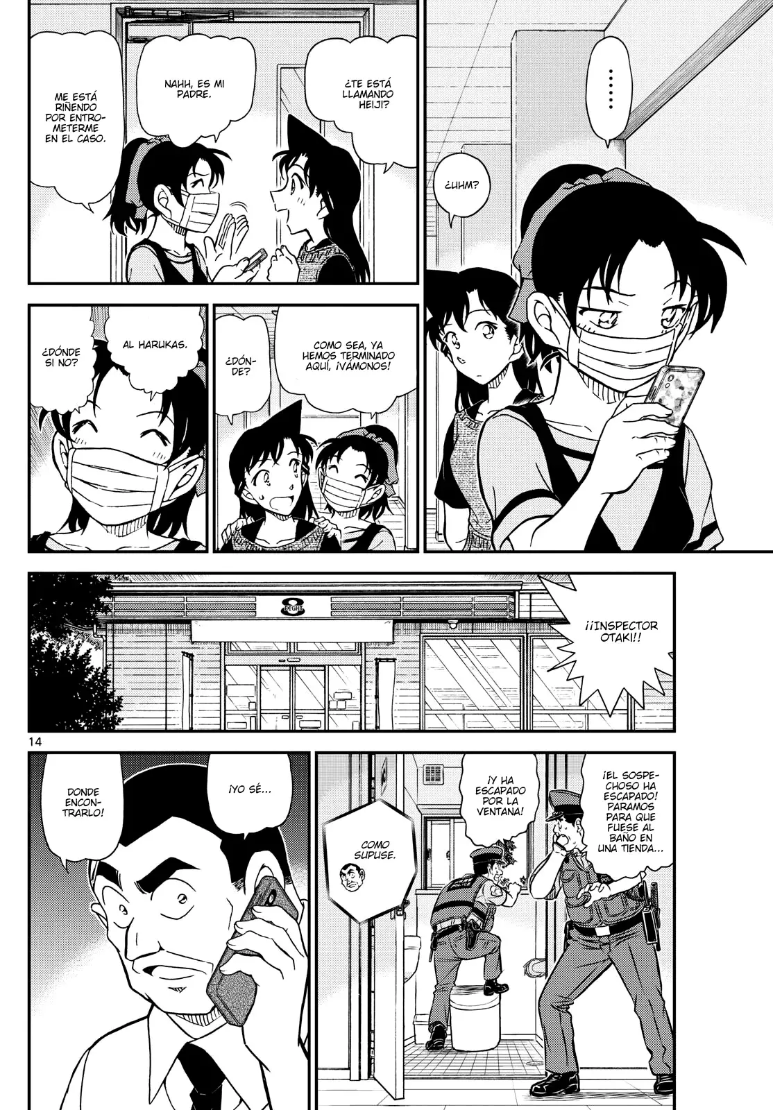 Detective Conan Capitulo 1132: El penúltimo acto gris claro página 14