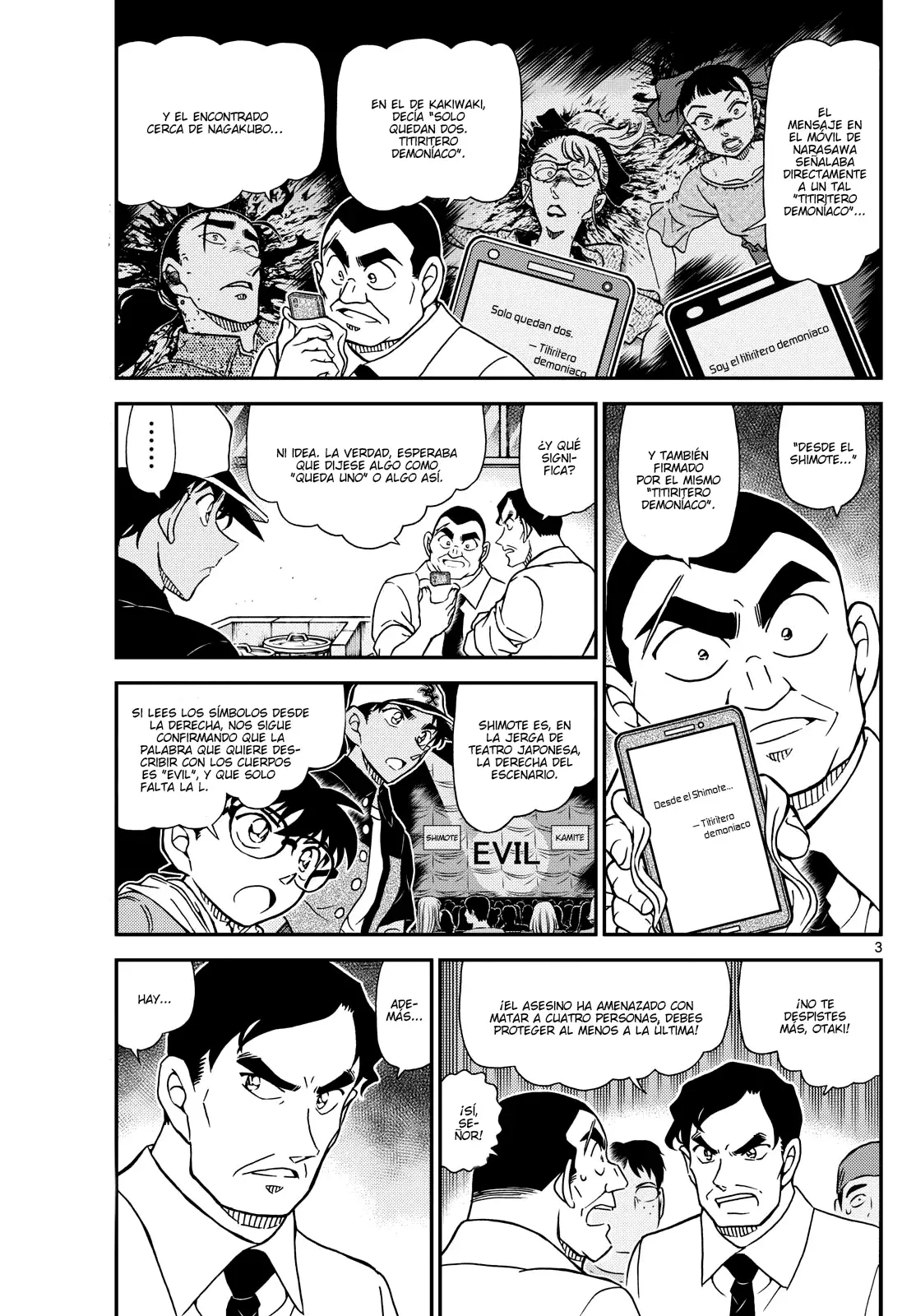 Detective Conan Capitulo 1132: El penúltimo acto gris claro página 3