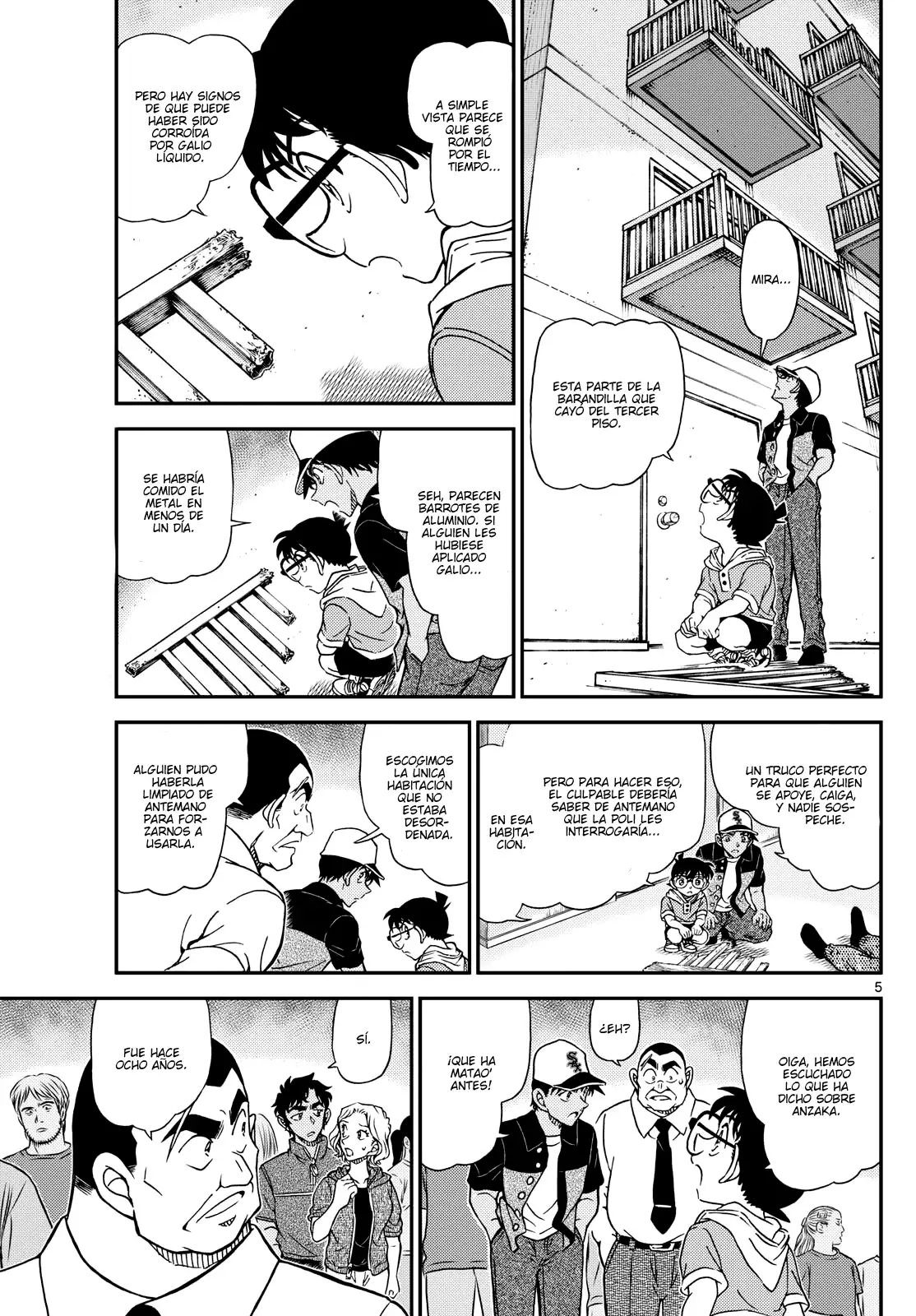 Detective Conan Capitulo 1132: El penúltimo acto gris claro página 5