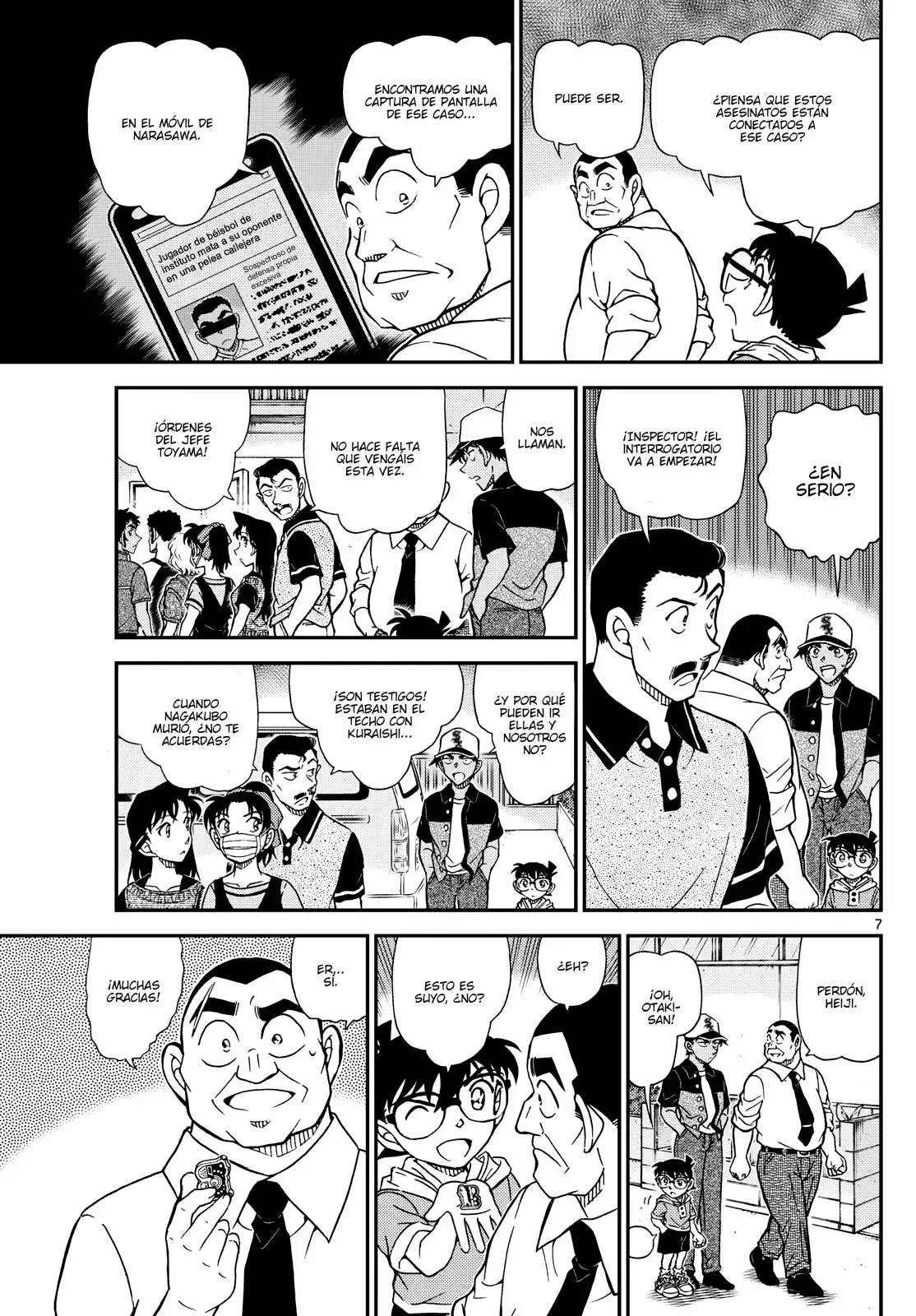 Detective Conan Capitulo 1132: El penúltimo acto gris claro página 7
