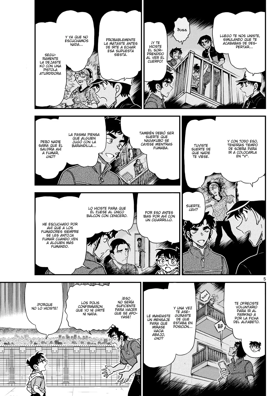 Detective Conan Capitulo 1133: El último acto rojo oscuro página 5