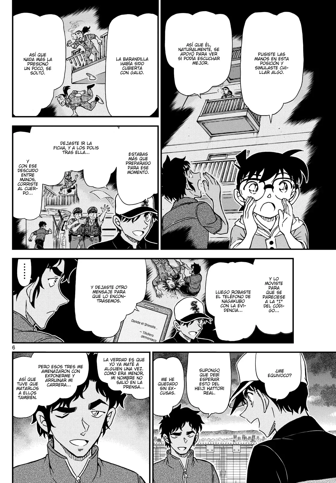 Detective Conan Capitulo 1133: El último acto rojo oscuro página 6