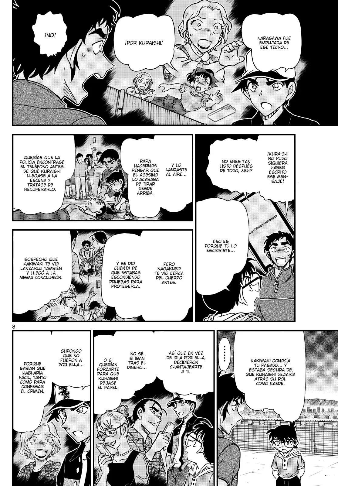 Detective Conan Capitulo 1133: El último acto rojo oscuro página 8