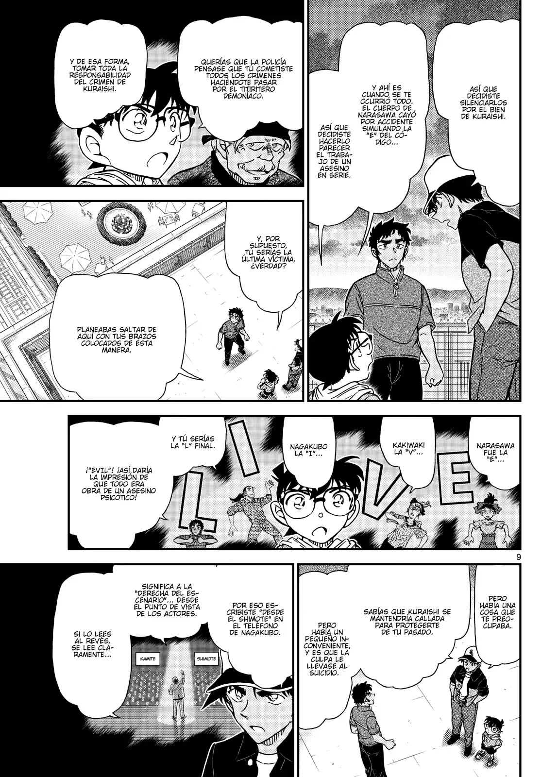 Detective Conan Capitulo 1133: El último acto rojo oscuro página 9