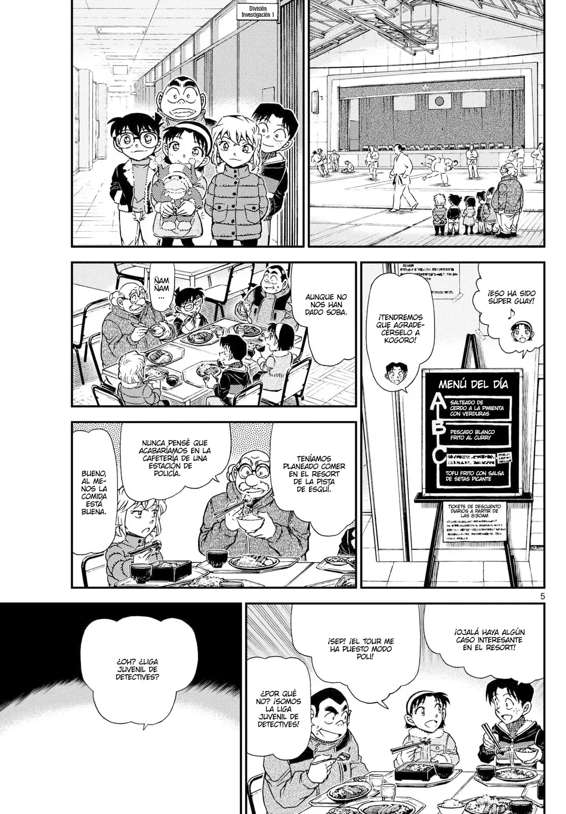 Detective Conan Capitulo 1137: La sagrada luz de la muerte página 5