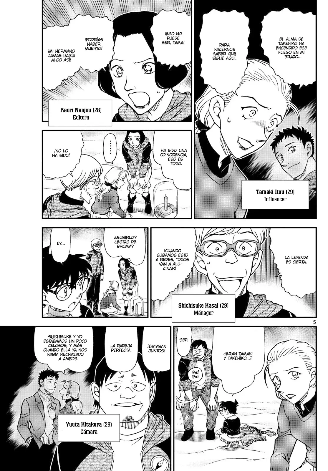 Detective Conan Capitulo 1138: Las llamas vuelven a arder página 5