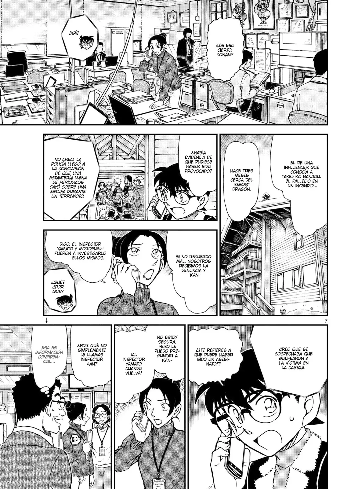 Detective Conan Capitulo 1138: Las llamas vuelven a arder página 7