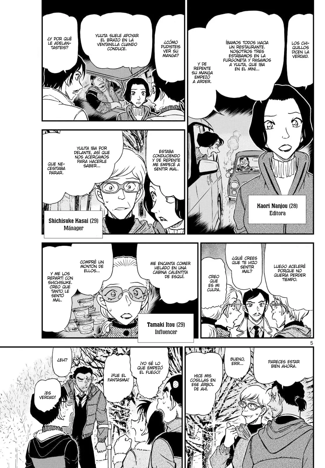 Detective Conan Capitulo 1139: Atrapados por las llamas página 5