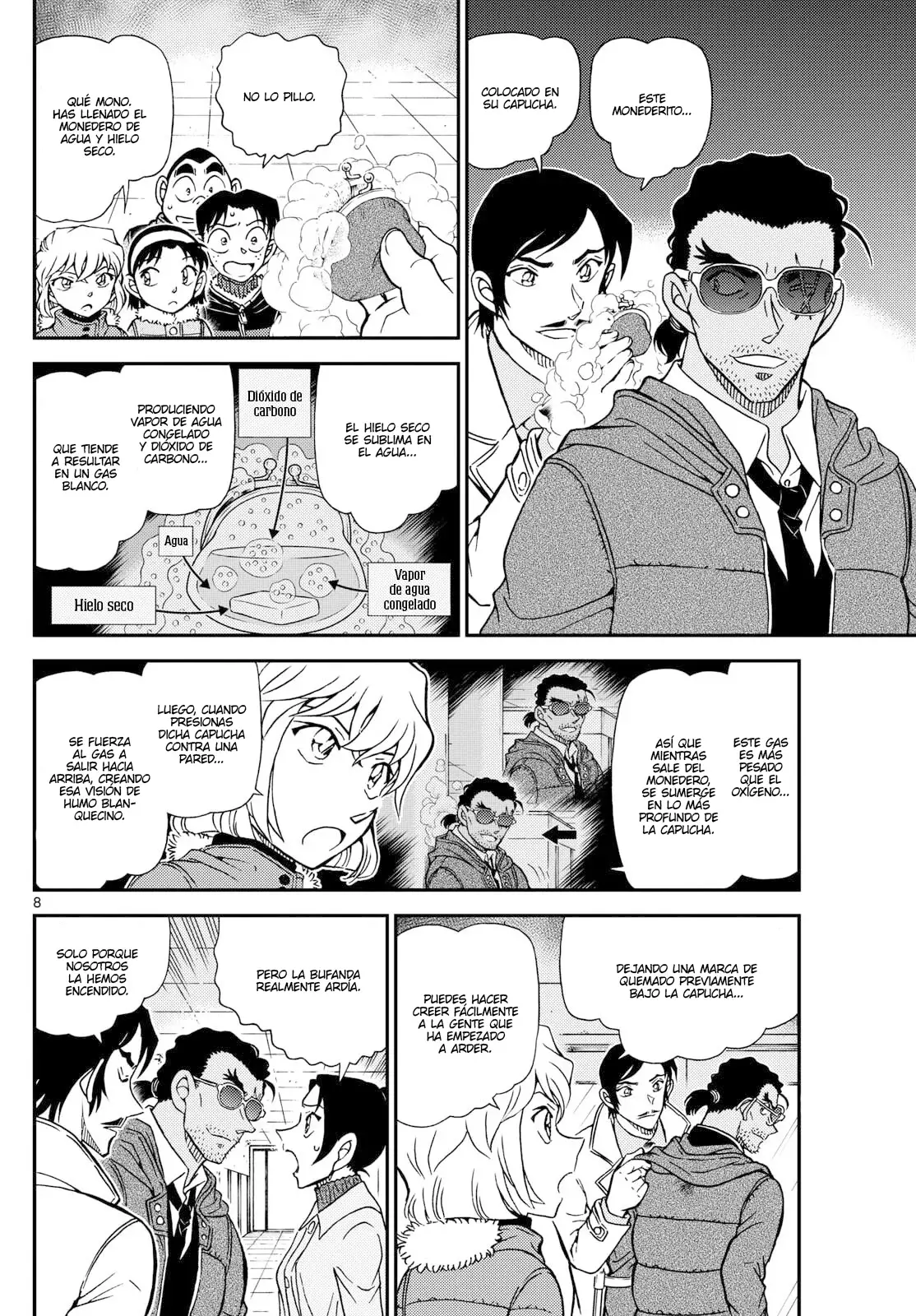 Detective Conan Capitulo 1140: Un recuerdo confiado página 8