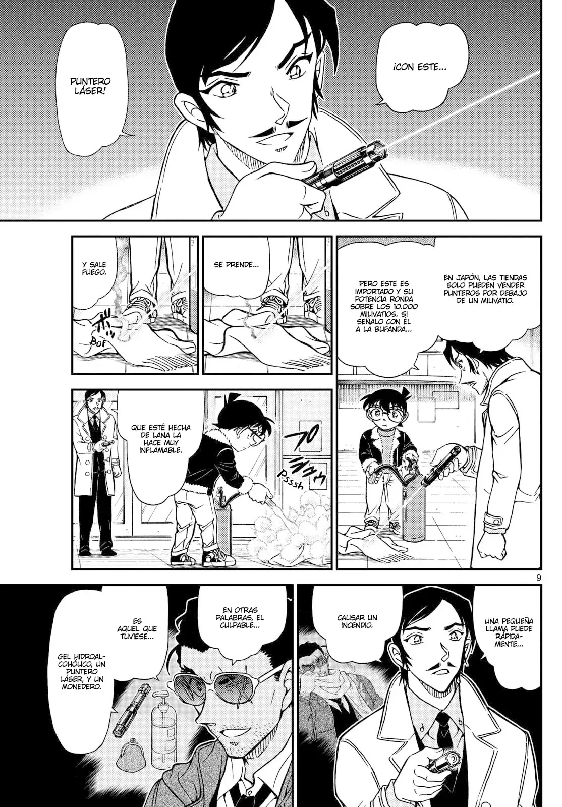 Detective Conan Capitulo 1140: Un recuerdo confiado página 9