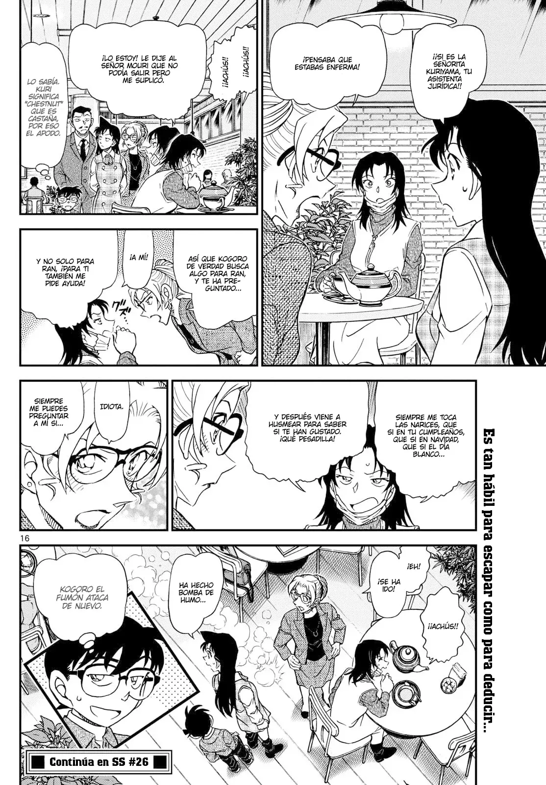 Detective Conan Capitulo 1143: Como una bomba de humo página 16