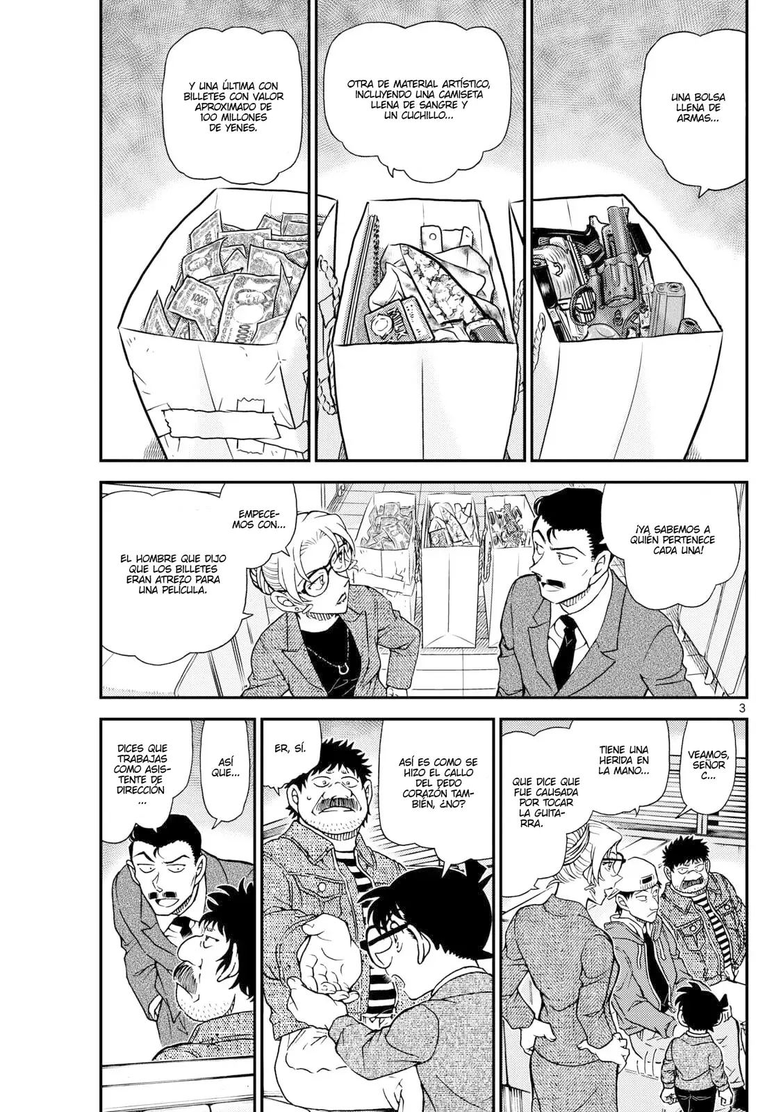 Detective Conan Capitulo 1143: Como una bomba de humo página 3