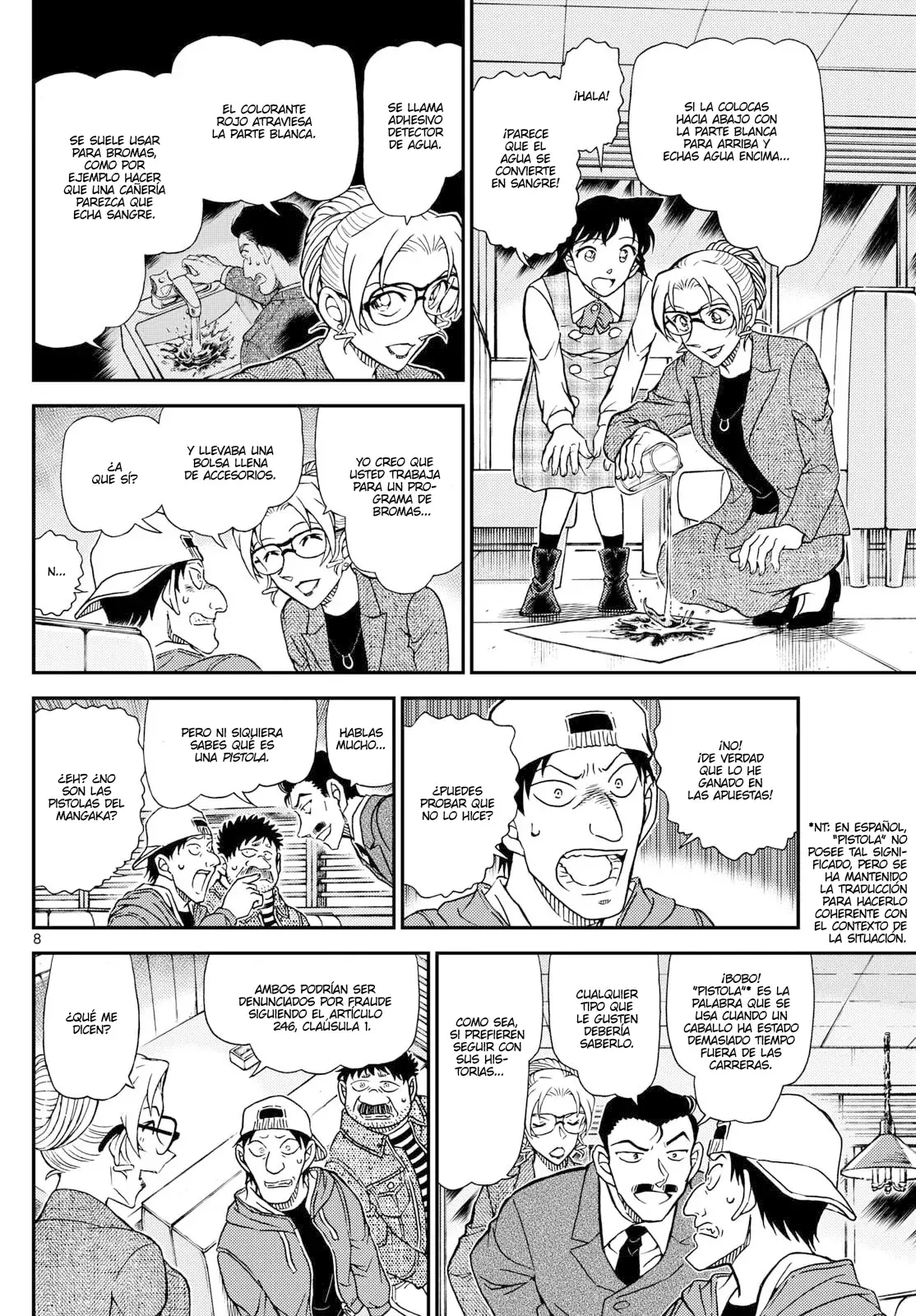 Detective Conan Capitulo 1143: Como una bomba de humo página 8
