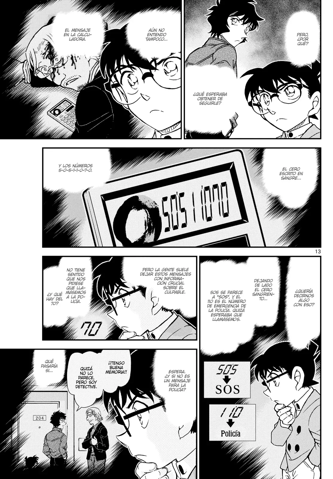 Detective Conan Capitulo 1152: Foto peligrosa página 13