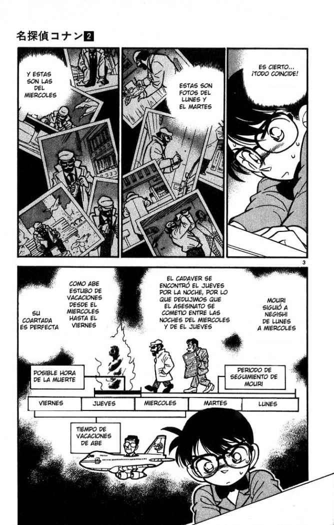 Detective Conan Capitulo 12: Las fotografías hablan página 3
